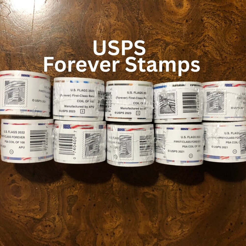 8 Rolls of Genuine USPS Forever Stamps (800 Stamps Total) Free Shipping - Picture 8 of 14